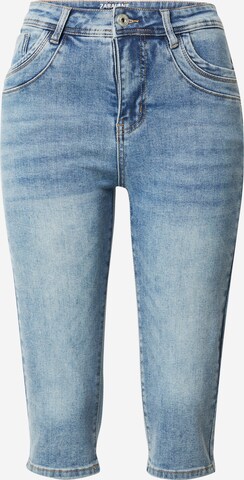 ZABAIONE Slimfit Jeans 'Ru44bina' in Blauw: voorkant