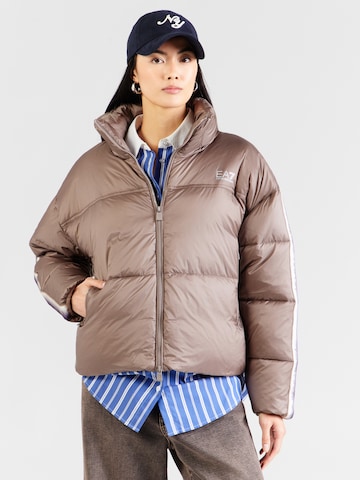 Veste d’hiver EA7 Emporio Armani en gris : devant