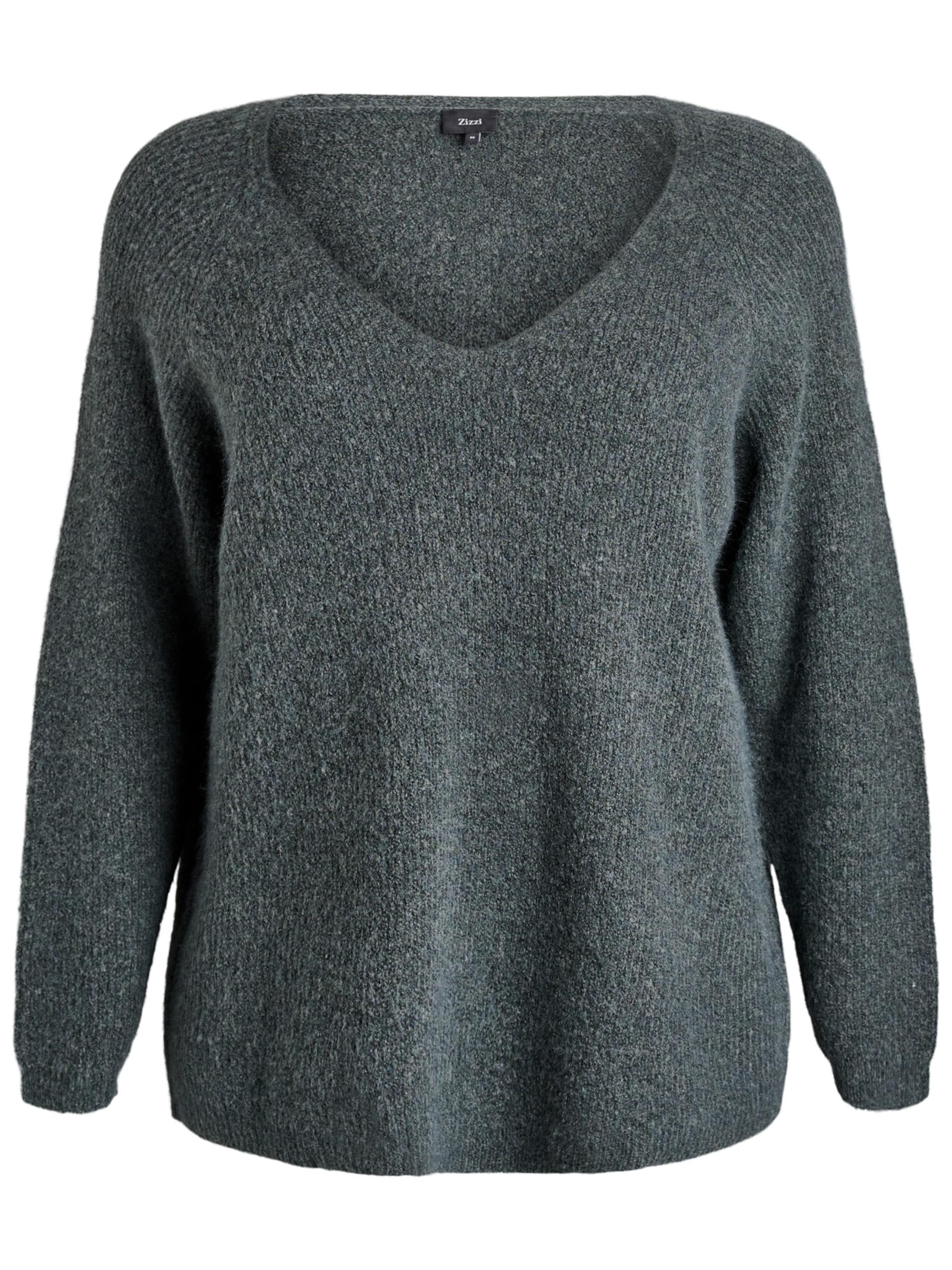 Zizzi Свитер 'Cavilma' в Зеленый: спереди