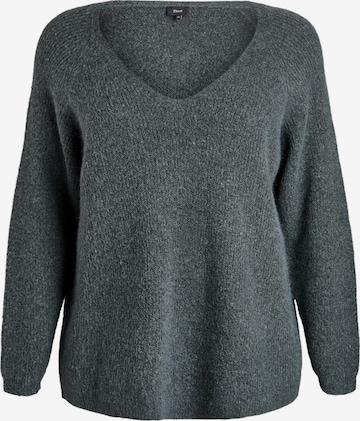 zaļš Zizzi Džemperis 'Cavilma': no priekšpuses