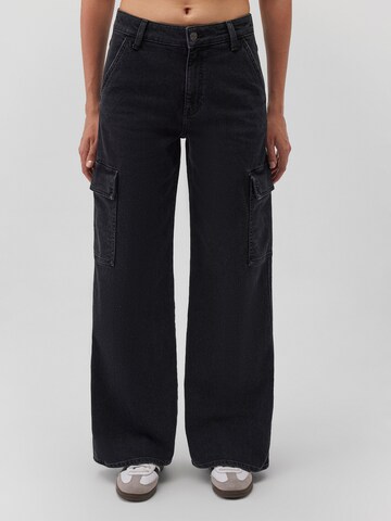 Mavi Loose fit Jeans 'Montana' in Black: front