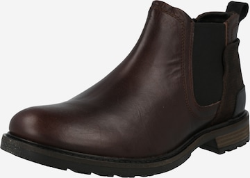 BULLBOXER Chelsea boots in Bruin: voorkant