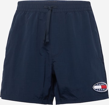 Tommy Jeans Badeshorts 'Archive' i blå: forside