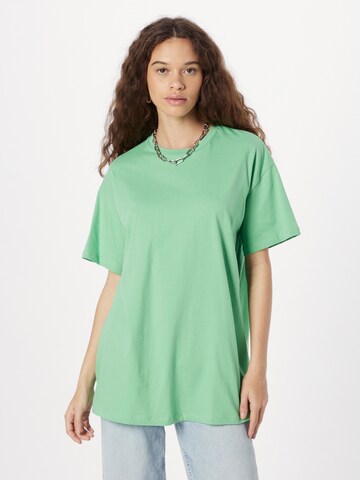 PIECES Oversized tričko 'Rina' – zelená: přední strana