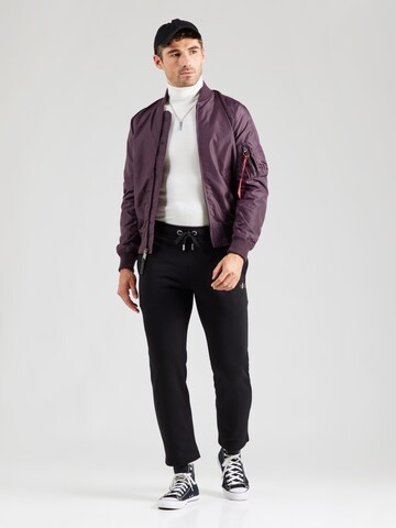 ALPHA INDUSTRIES Normální Kalhoty – černá