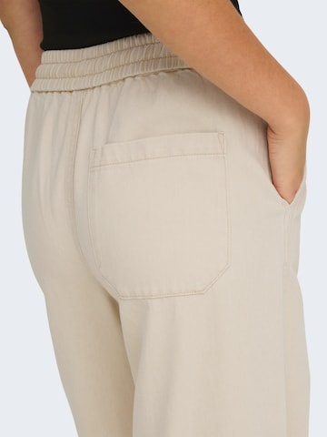 ONLY Wide leg Broek 'ONLMAISA' in Beige