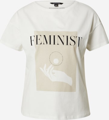 T-shirt COMMA en blanc : devant