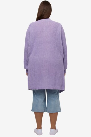 Ulla Popken Knit Cardigan in Purple