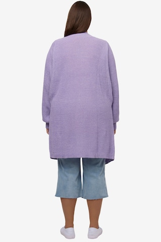 Ulla Popken Knit Cardigan in Purple