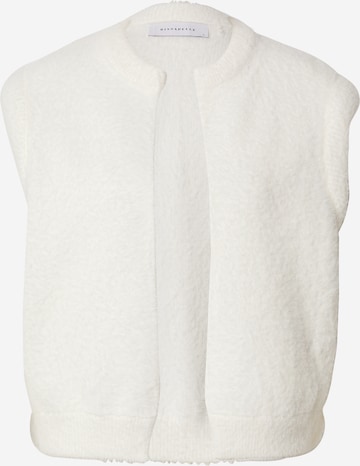 Gilet in maglia 'Elona' di RINO & PELLE in bianco: frontale
