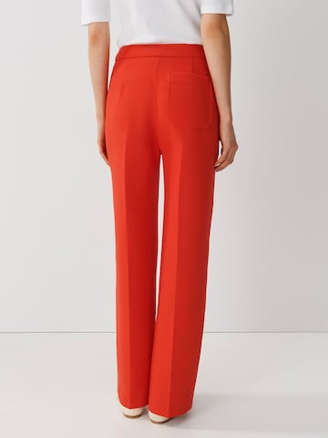 Someday Loose fit Pleated Pants 'Caila' in Red