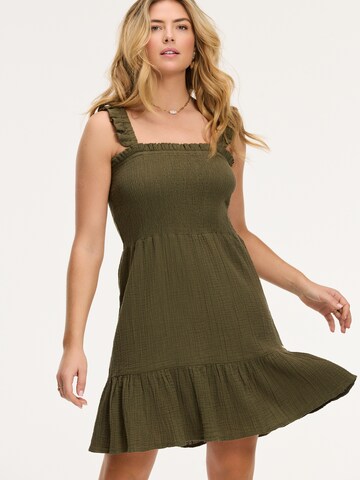 Shiwi Summer Dress 'BORA-BORA' in Green: front