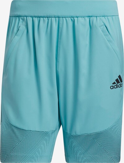 Pantaloni sport ADIDAS PERFORMANCE pe verde jad / negru, Vizualizare produs