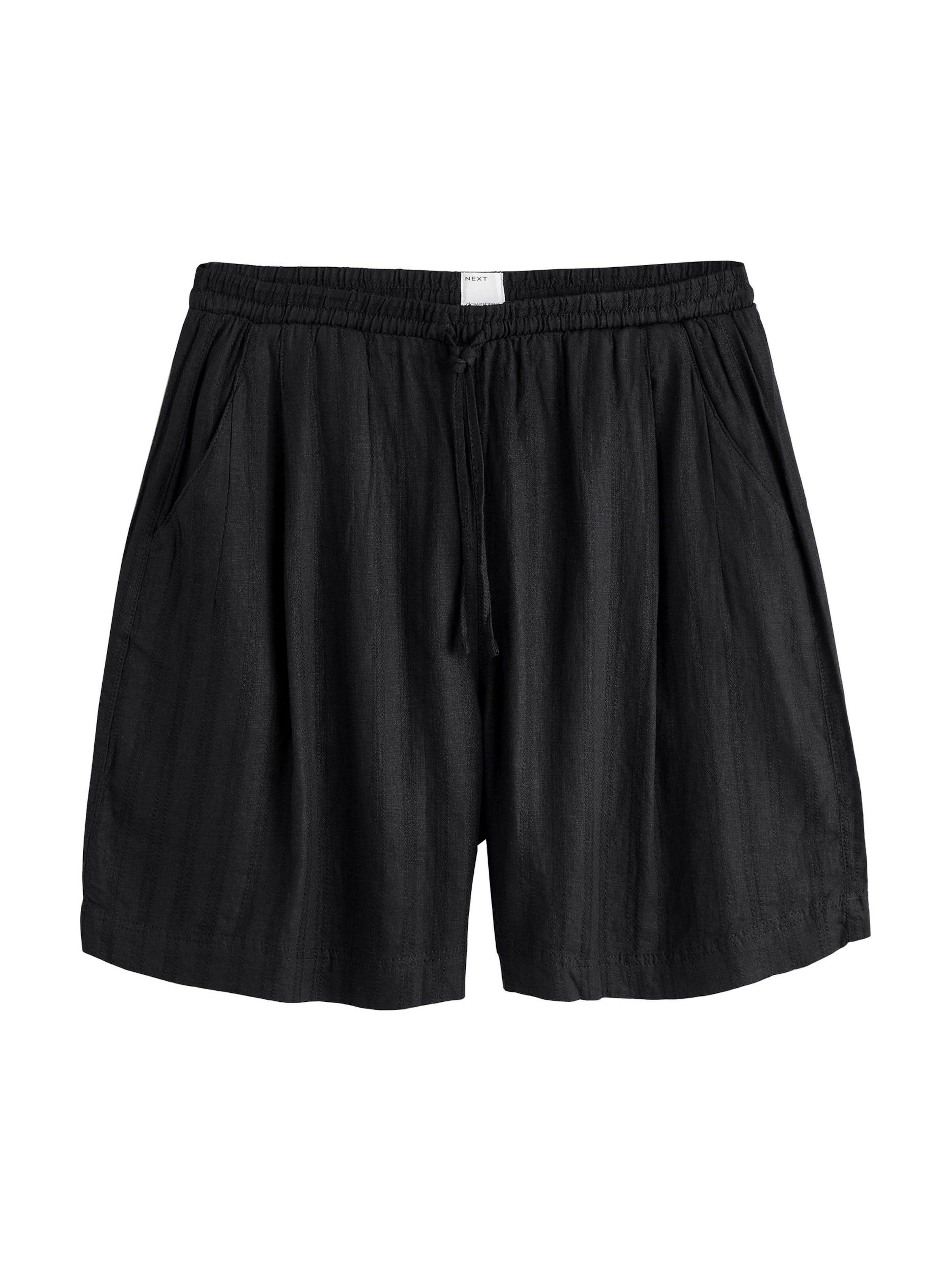 Next Trousers in Black: front