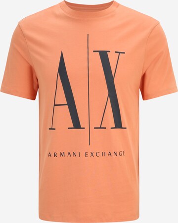 Tricou '8NZTPA' de la ARMANI EXCHANGE pe portocaliu: față