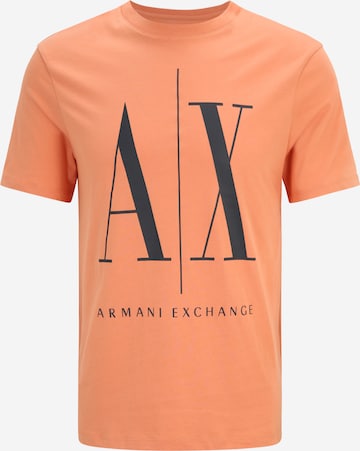 ARMANI EXCHANGE Regular fit T-shirt '8NZTPA' i orange: framsida