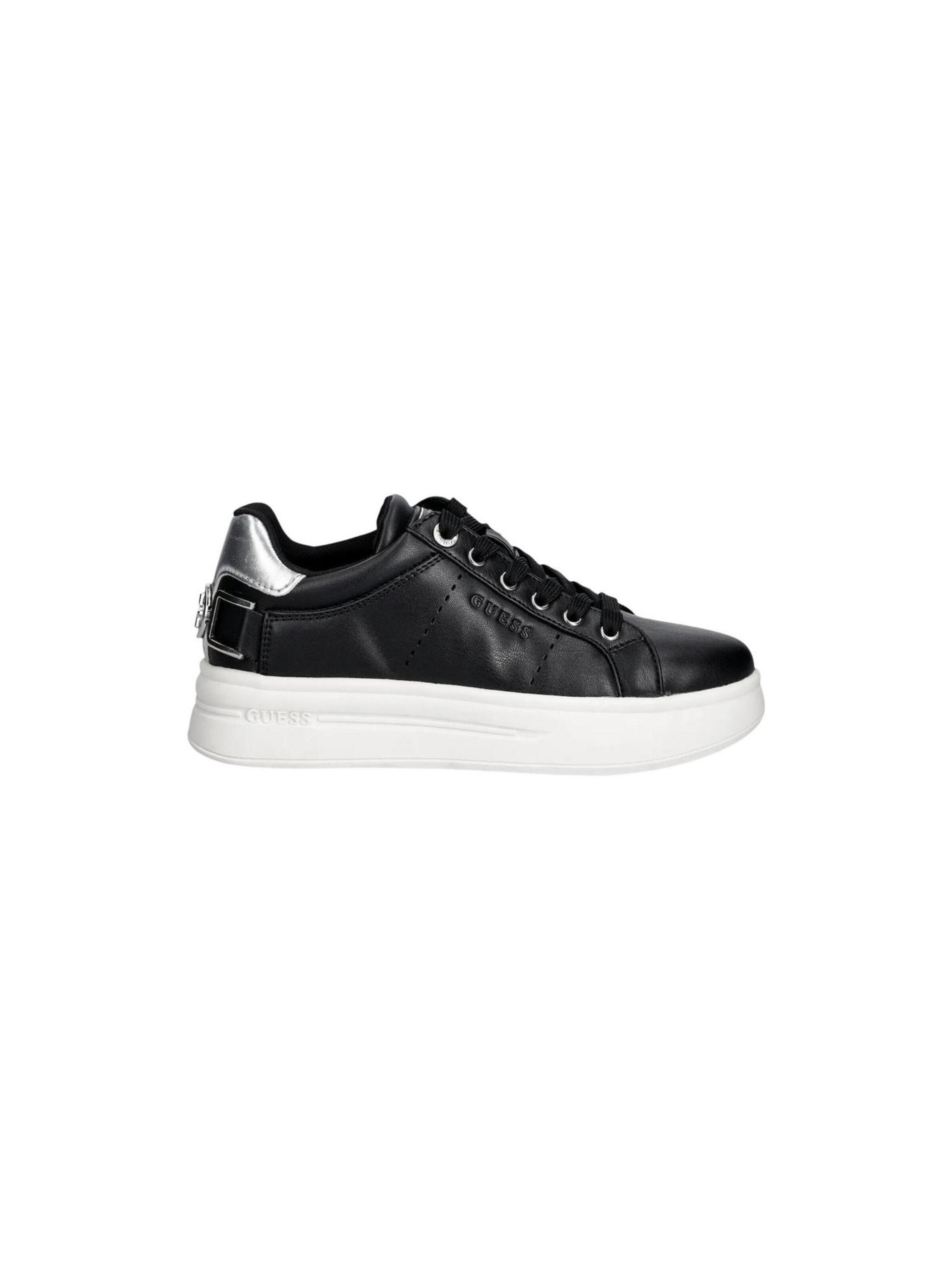 Sneaker bassa 'WESLI FLPWES ELE12' di GUESS in nero