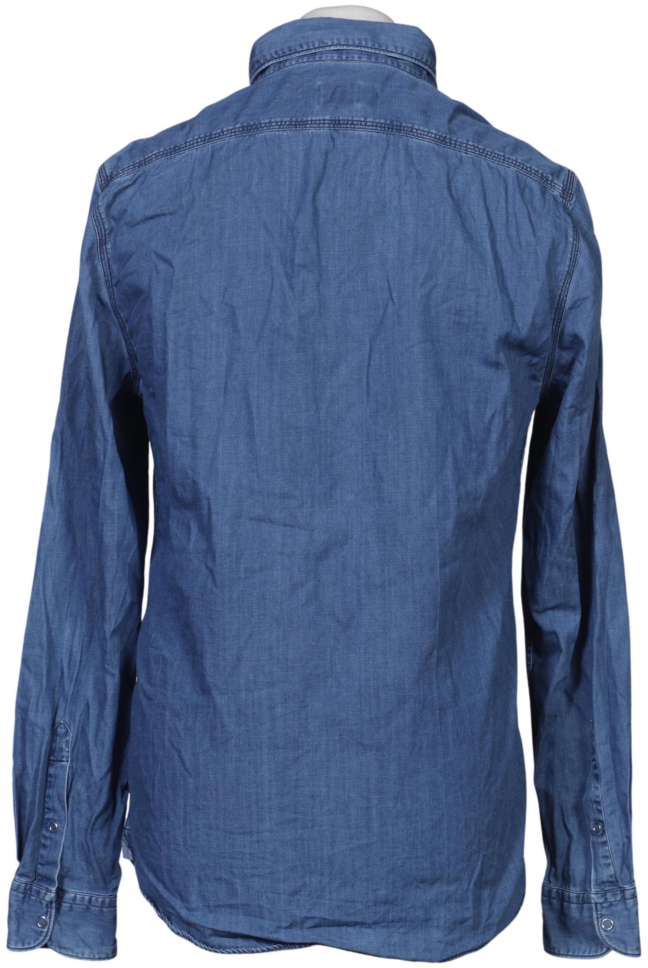 Lacoste LIVE Button Up Shirt in M in Blue