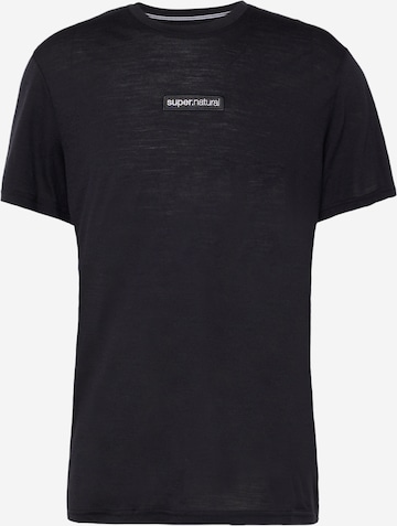 super.natural Performance Shirt in Black: front