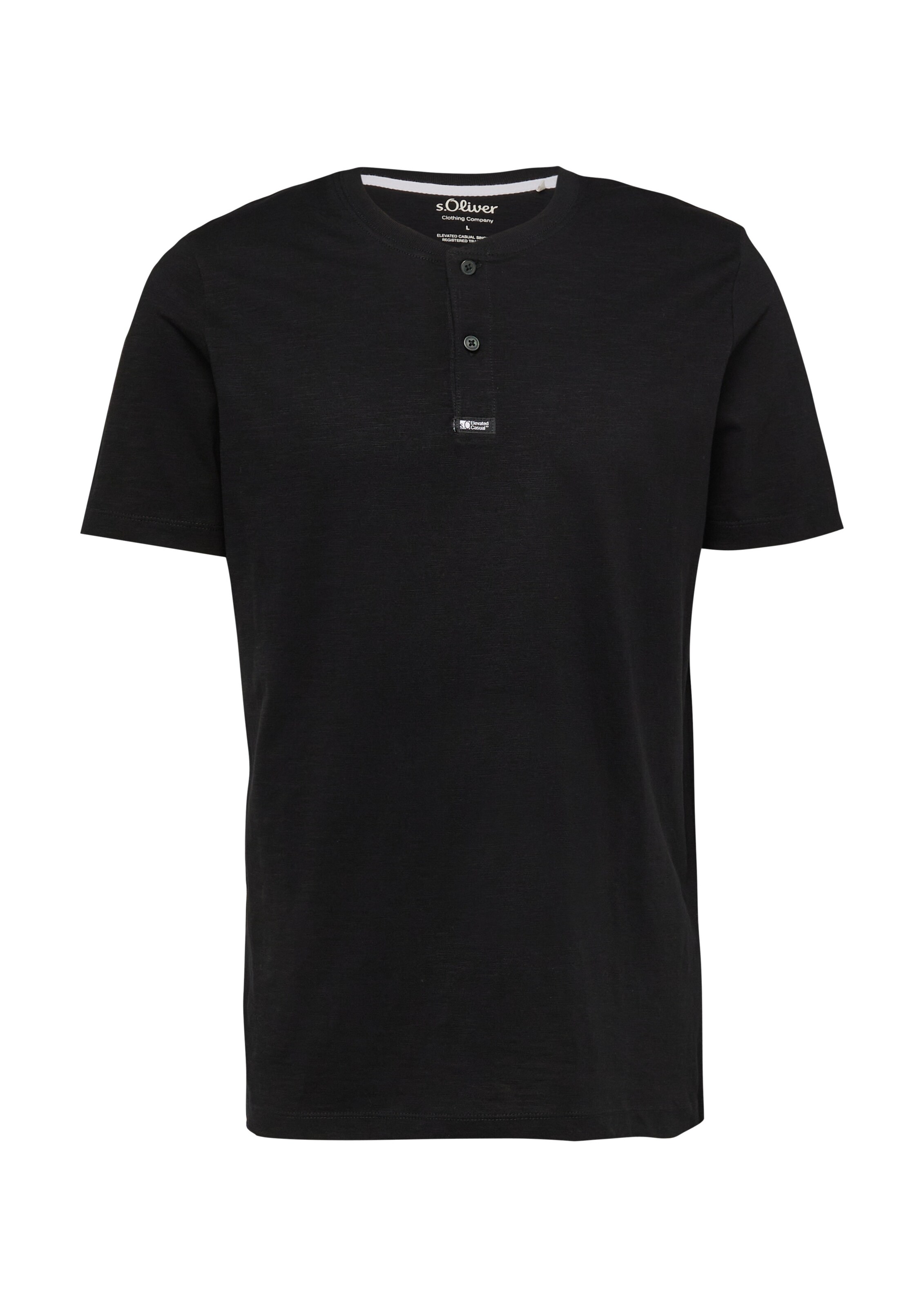 s.Oliver Shirt in Black: front