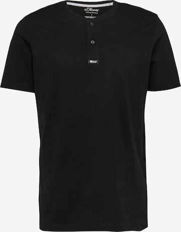 s.Oliver Shirt in Black: front