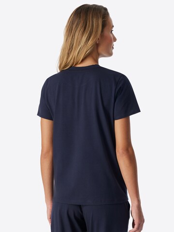 Chemise de nuit ' Mix & Relax ' SCHIESSER en bleu