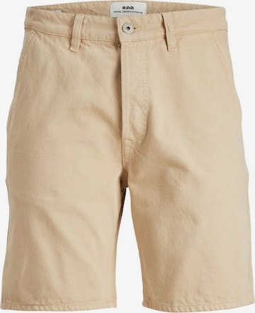 R.D.D. ROYAL DENIM DIVISION Regular Chino Pants 'Chris' in Beige: front