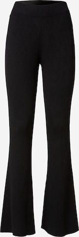 SECOND FEMALE Flared Leggings 'Juna' in Schwarz: predná strana