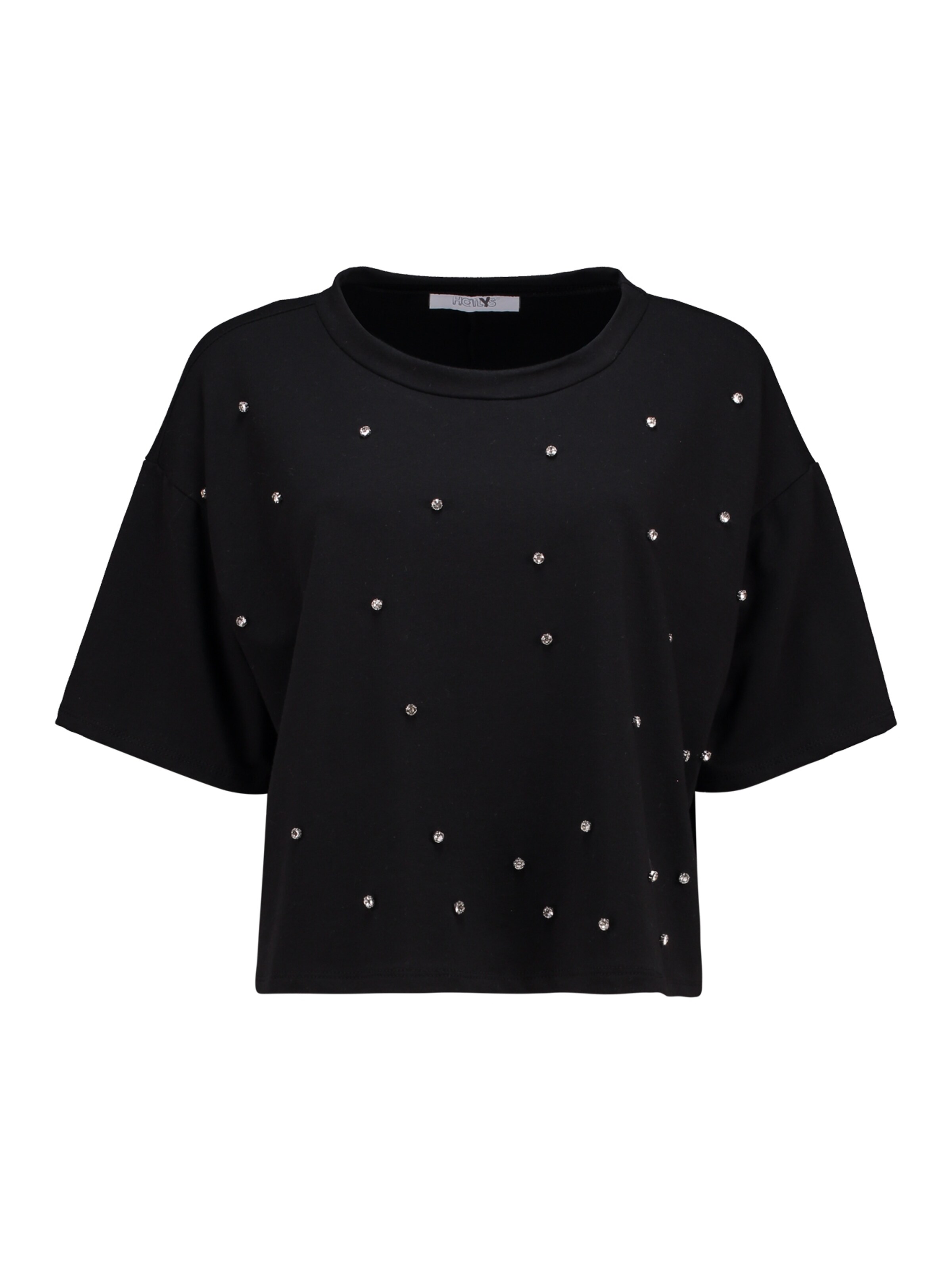 Maglietta 'Je44an' di Hailys in nero: frontale