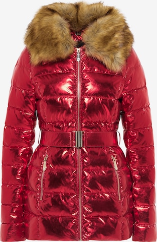 faina Winter Jacket in Red: front