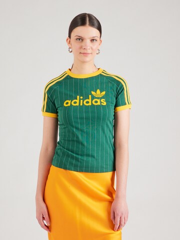 ADIDAS ORIGINALS Tričko 'Cali' – zelená: přední strana