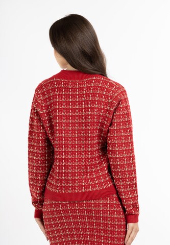 faina - Cárdigan en rojo