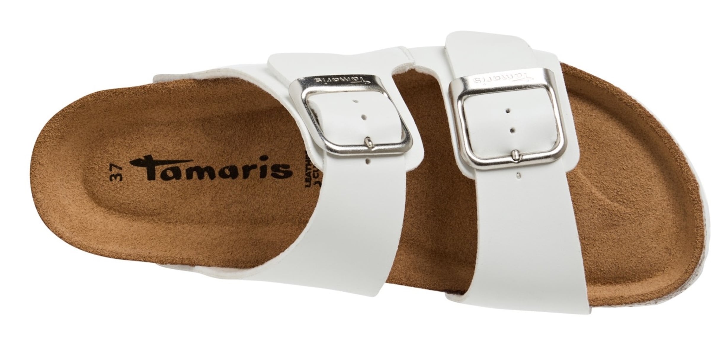 Mule Tamaris en blanc