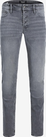 Coupe slim Jean 'GLENN' JACK & JONES en gris : devant