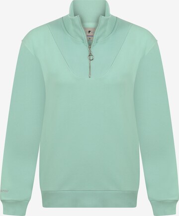 DENIM CULTURE Sweatshirt 'Tatiana' in Groen: voorkant