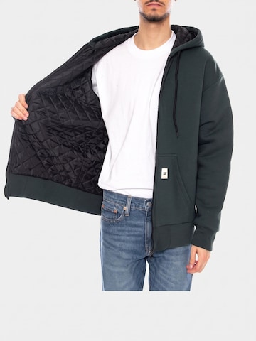 CAT Sweatjakke 'Blueprint Hoodie Hunter Green' i grøn
