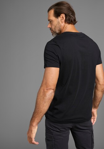 H.I.S T-Shirt in Schwarz