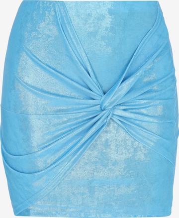 faina - Falda 'Festive' en azul: frente