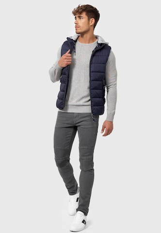 INDICODE JEANS Vest in Blue