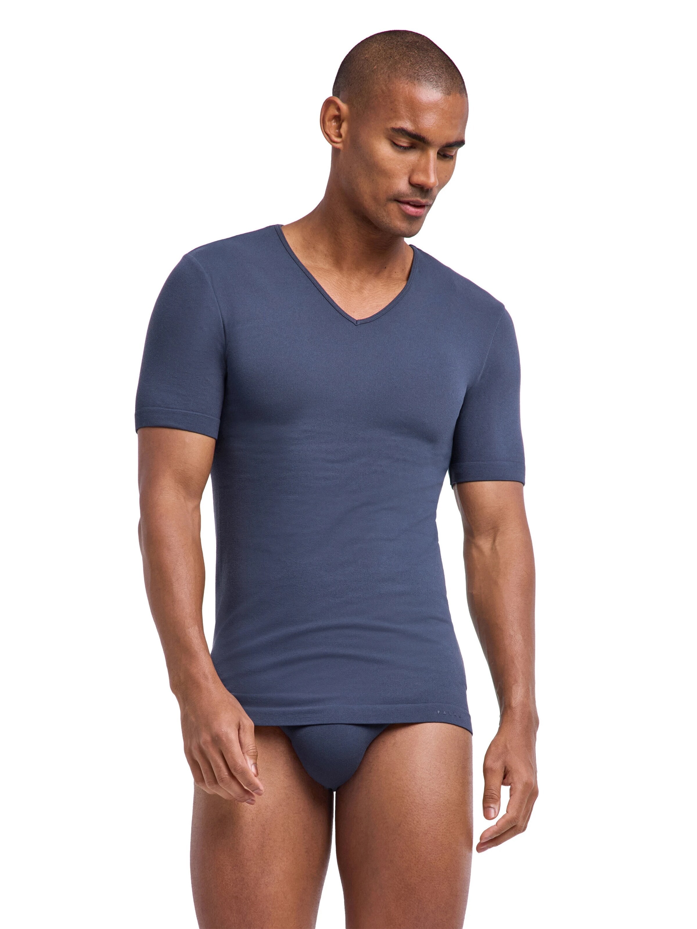FALKE Undershirt 'Seamless' in Grey: front