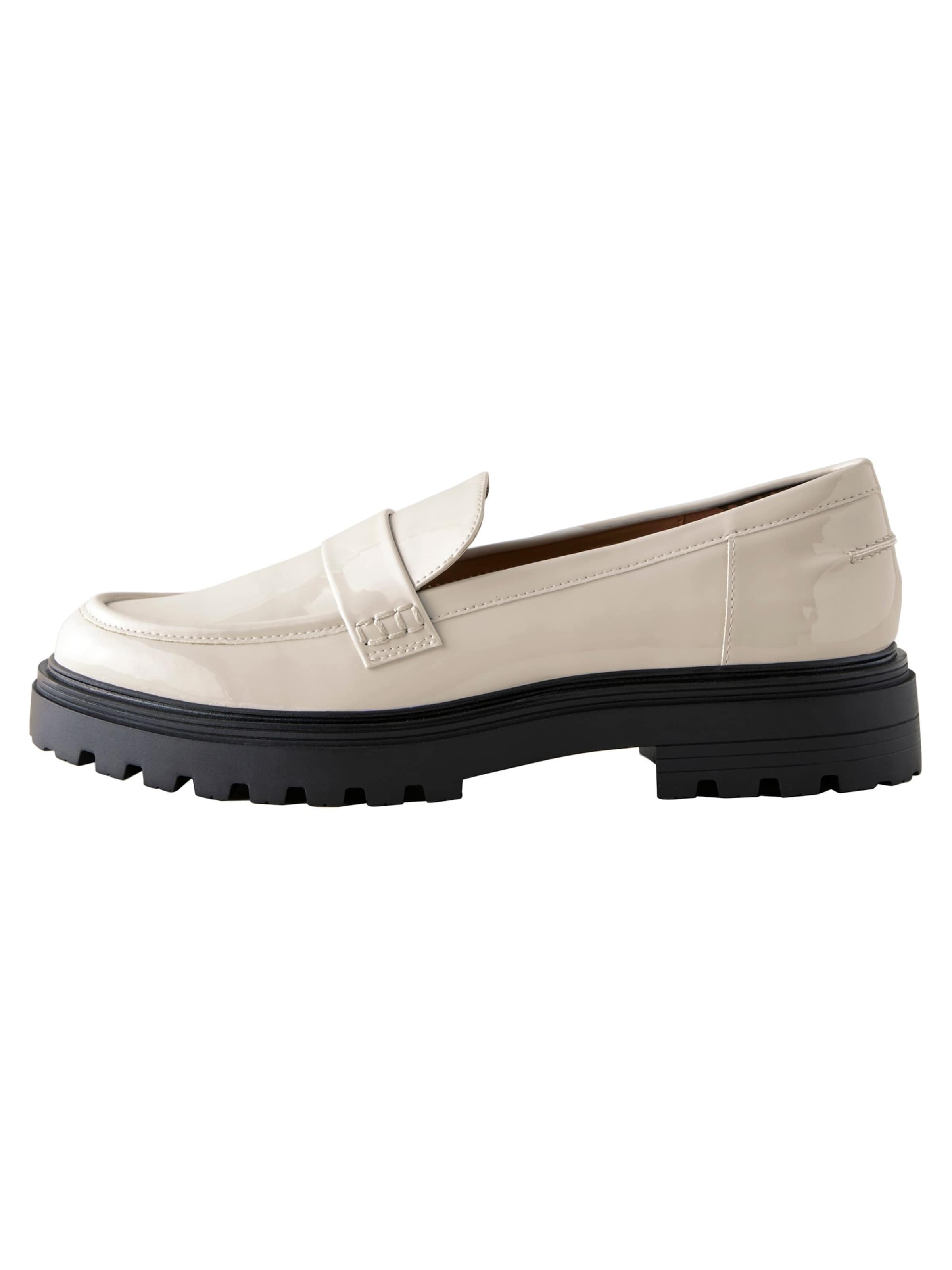 Next - Sapato Slip-on em branco: frente