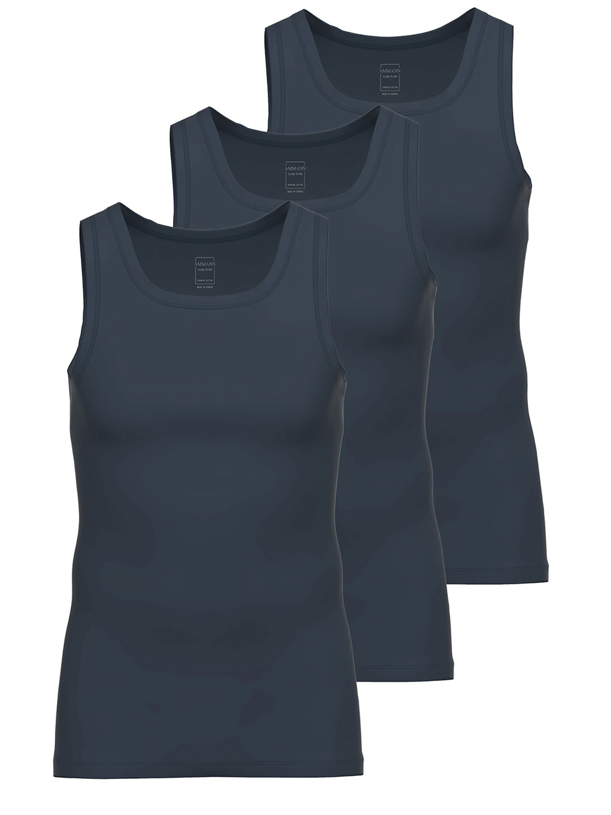 Ammann Undershirt 'Close to you' in Blue: front