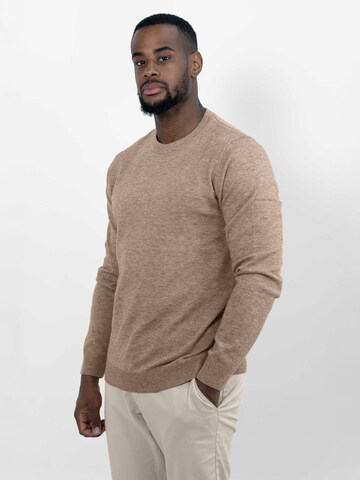 Vercate Pullover 'No. 16' in Braun