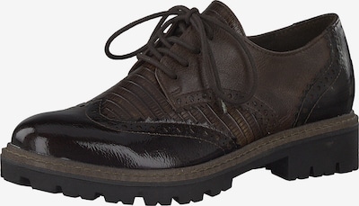 MARCO TOZZI Chaussure à lacets en marron châtaigne, Vue avec produit