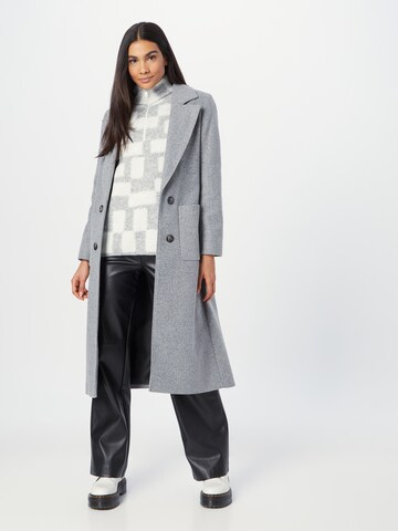 River Island Between-Seasons Coat in Grey: front