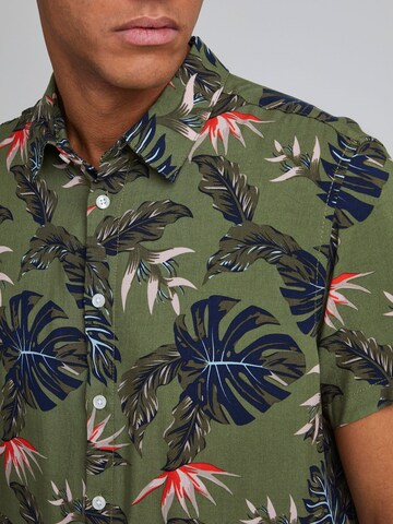 BLEND - Comfort Fit Camisa 'BHGawai' em verde