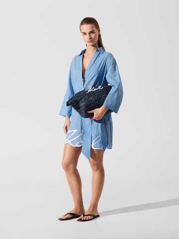Karl Lagerfeld Beach dress 'Signature' in Blue