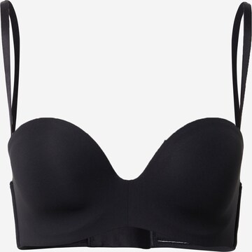 ETAM Push-up Bra 'PURE FIT WE CARE' in Black: front