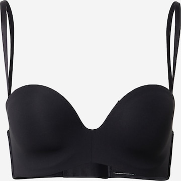 Push-up Sutien 'PURE FIT WE CARE' de la ETAM pe negru: față