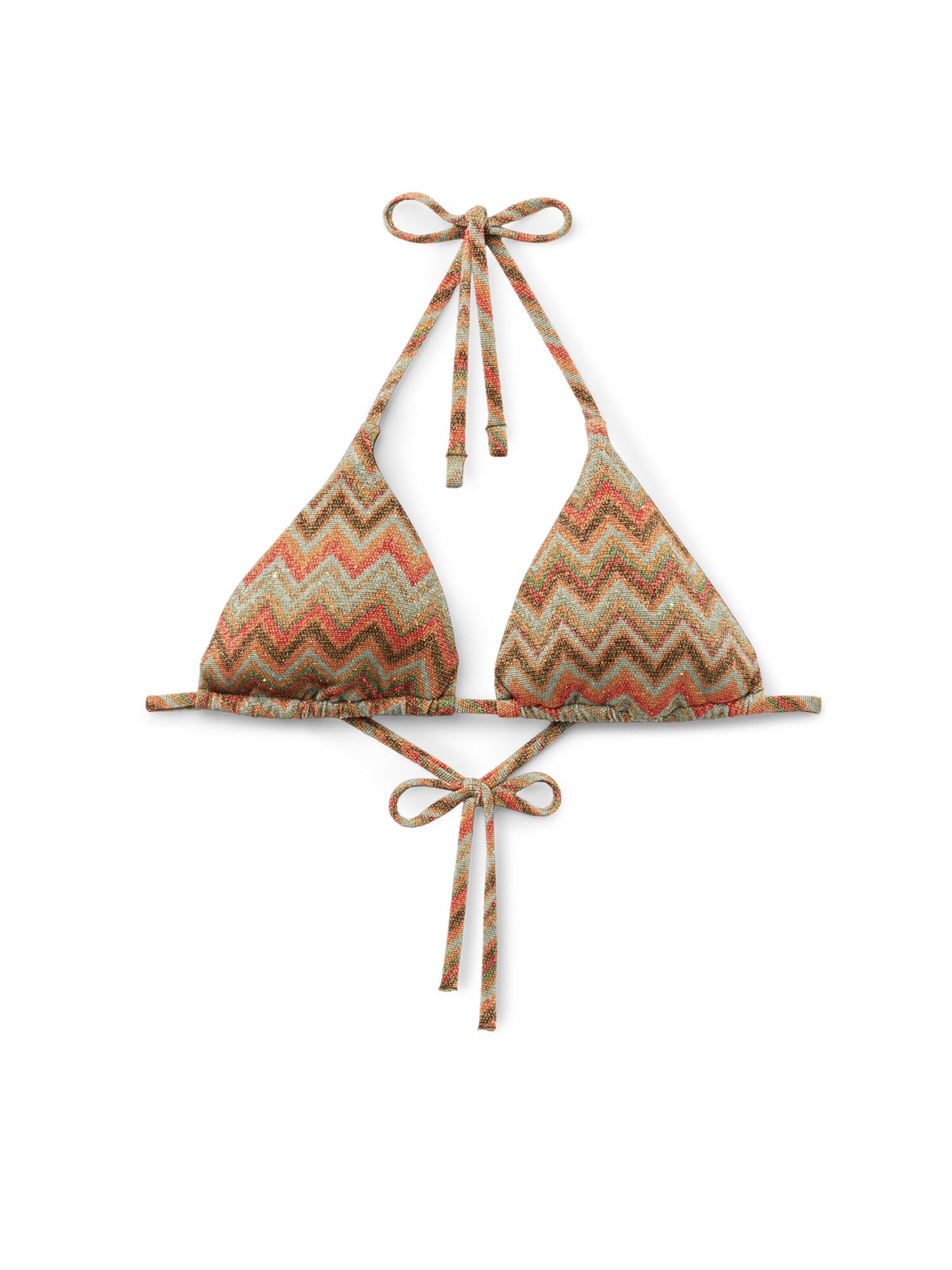 Tezenis Triangle Bikini Top 'Luxury Chevron' in Mixed colors: front